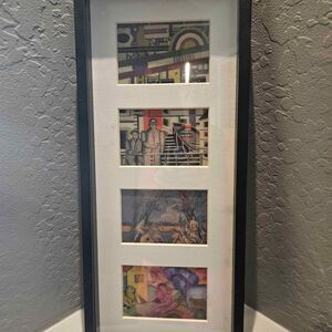23x10 Framed Art Modern